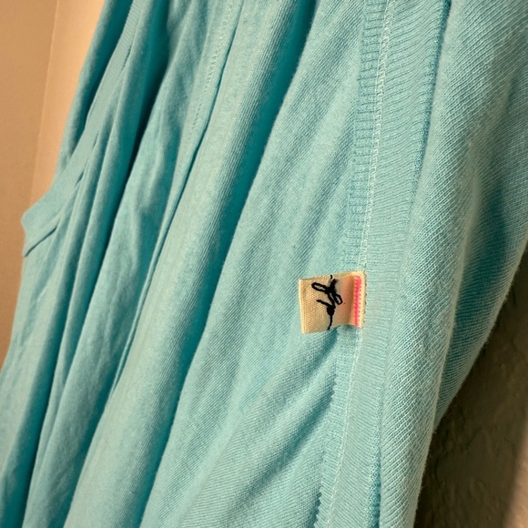 Free People Intimately Summer Slumbers Wide Leg Draped Harem Pants Blue XS NWOT - Picture 5 of 7